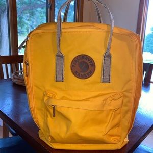 Fjallraven Yellow Backpack